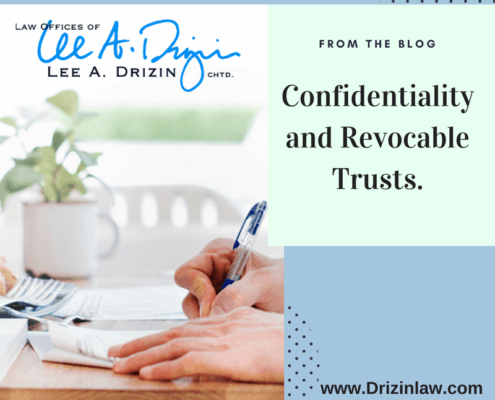 Confidentiality and Revocable Trusts