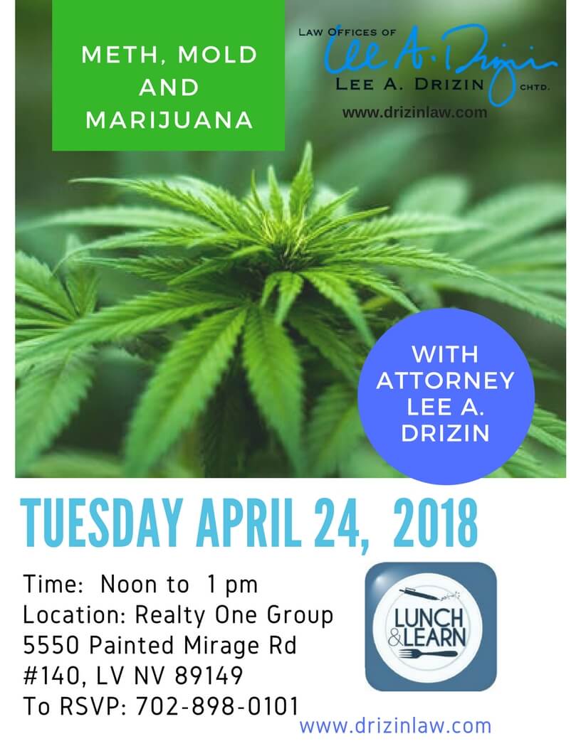 Meth, Mold and Marijuana Presentation - April 24, 2018