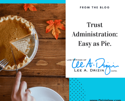 Trust Administration: Easy as Pie