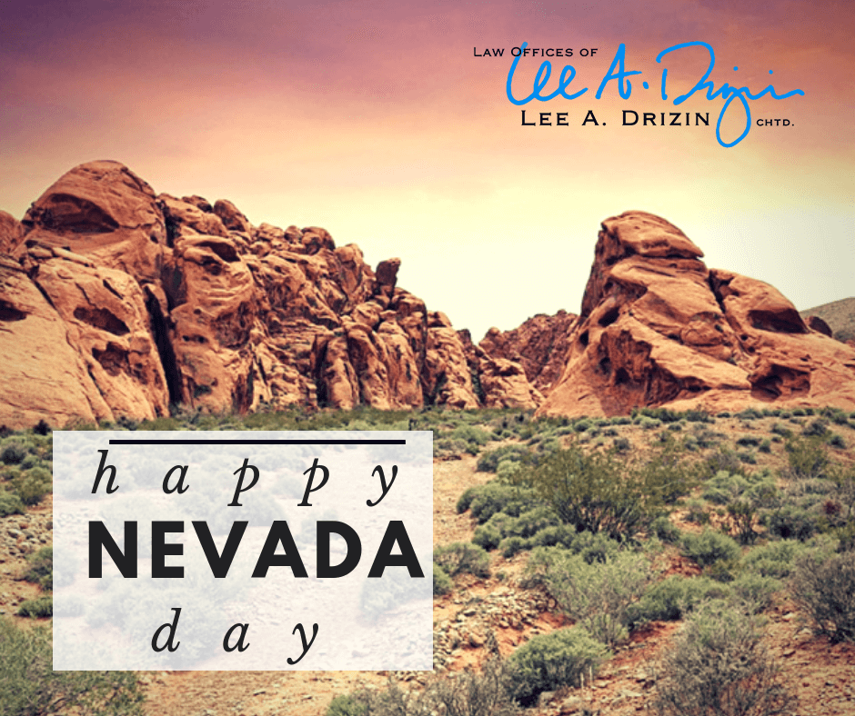 Happy Nevada Day, Friday October 26th.