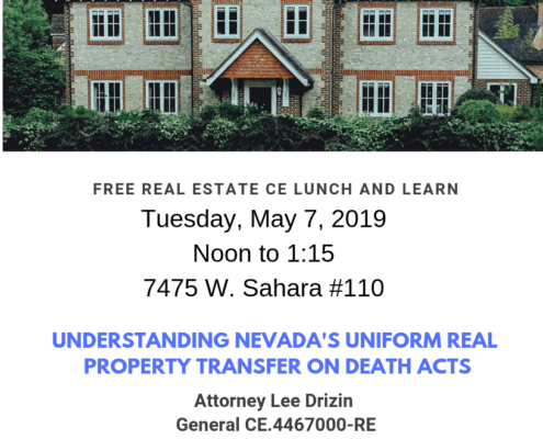 Real Estate CE Lunch and Learn