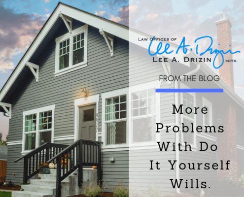 Problems with DIY Wills