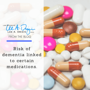 Risk of dementia linked to certain medications