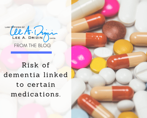 Risk of dementia linked to certain medications