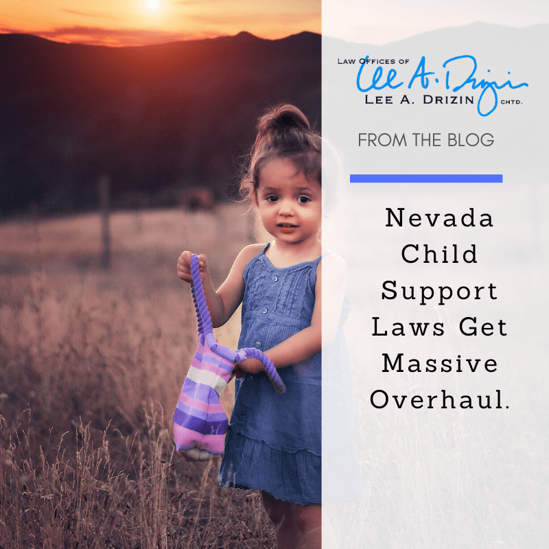 Nevada Child Support Laws Get Massive Overhaul · Drizin Law Blog