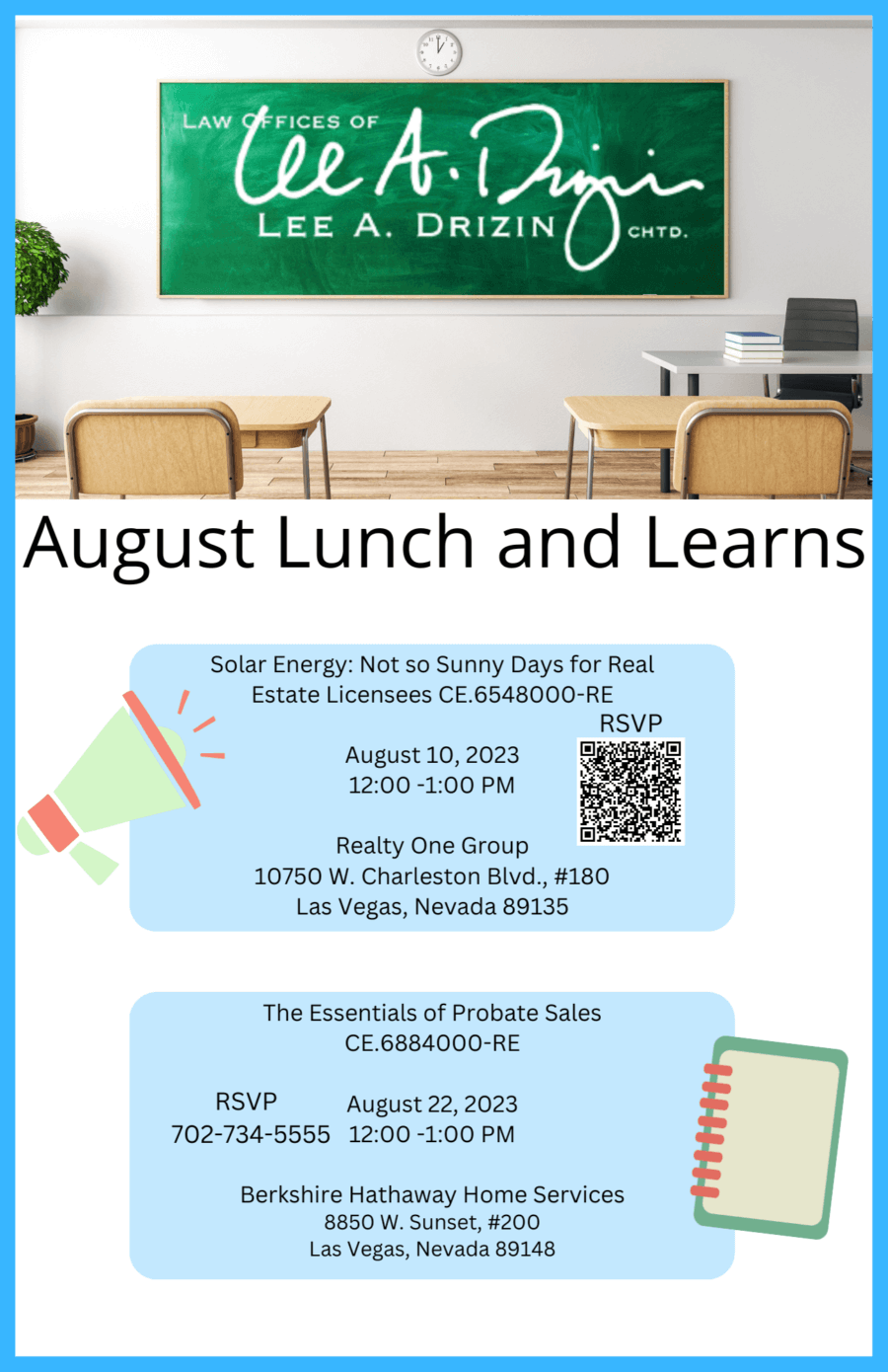 August Lunch and Learn August 10, 2023