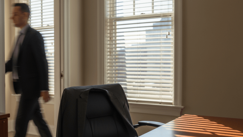 Office scene illustrating life insurance probate planning