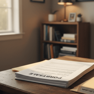 documents on the desk